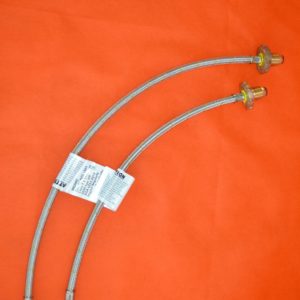 Flexible gas hose 450mm with 1/4″ NPTM