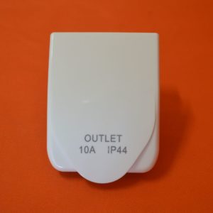 240V 10amp Power Outlet IP44 – White