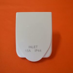 240V 15amp Power Inlet IP44 – White