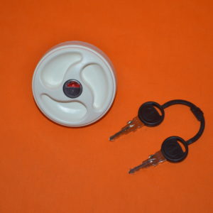 Camec – Cap & Key for water filler WHITE